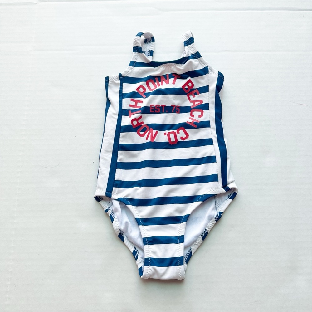 ZARA Navy Striped Nautical Swimsuit
NWT